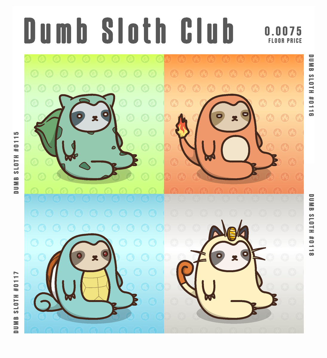 ✨SNEAKY DROP✨
Choose your Pokésloth 🦥💕

👉opensea.io/collection/dum…

#NFT #NFTArtist #NFTCommunity #NFTCollection #NFTCollectibles #OpenSeaNFT #NFTDrop