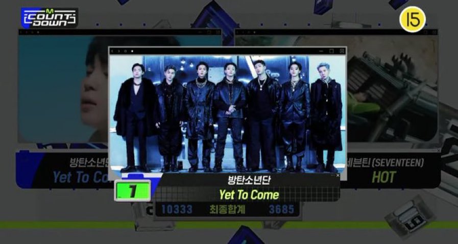 btschartdata's tweet photo. “Yet To Come” receives 2nd music show win on this week's M! Countdown 🏆

#YetToCome2ndWin https://t.co/KnEr6uRZVz