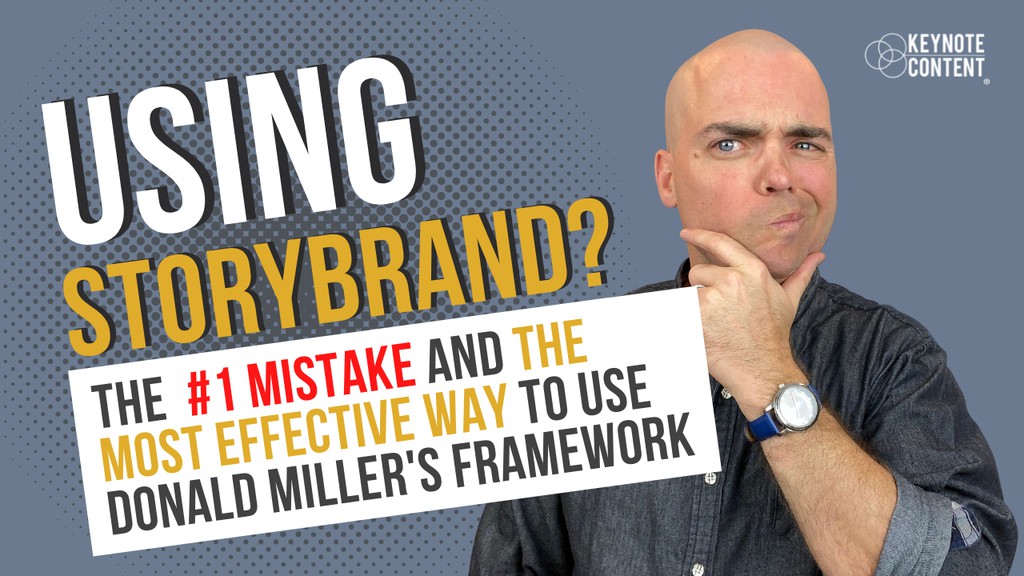 keynotecontent's tweet image. Want to use StoryBrand? Watch this short video to avoid the #1 mistake with this framework...-&amp;gt; lttr.ai/yO1n

@StoryBrand

#storybrand #donaldmiller #messagedevelopment #messagecoaching