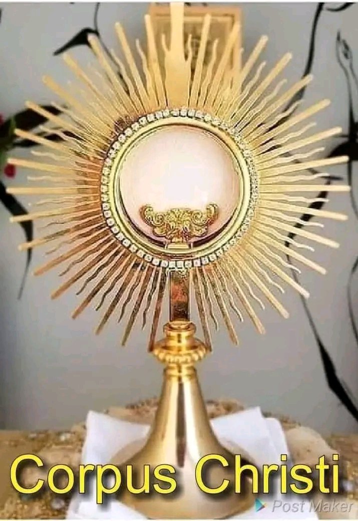 PerlaCorp's tweet photo. Solemnidad de Corpus Christi 🙏
"La Eucaristía es fuente y cima de toda la vida cristiana"
"ESTE ES MI CUERPO, ESTA ES MI SANGRE"
Mc.14,12-16;22-26
#DiosDeAmor
#SantaEucaristia
#SalvaAlEcuador
#CorpusChristi
#Corpus2022 https://t.co/kuFX2Gd55P