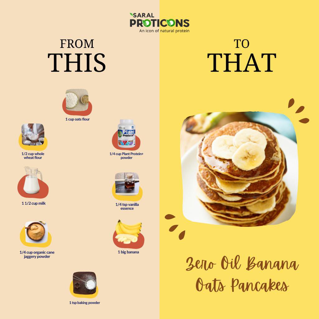 saralproticons's tweet photo. Enjoy these simple oil-free banana pancakes with oats are easy to make in 15 minutes with just a few everyday ingredients. 😇😋

#food #foodporn #foodandcuisines #foodandcuisines #pancakes #zerooil #oilfree #vegan #recipie #recepies #cooking #cook #healthyfood #healthylifestyle https://t.co/uU1Q8lOVDP