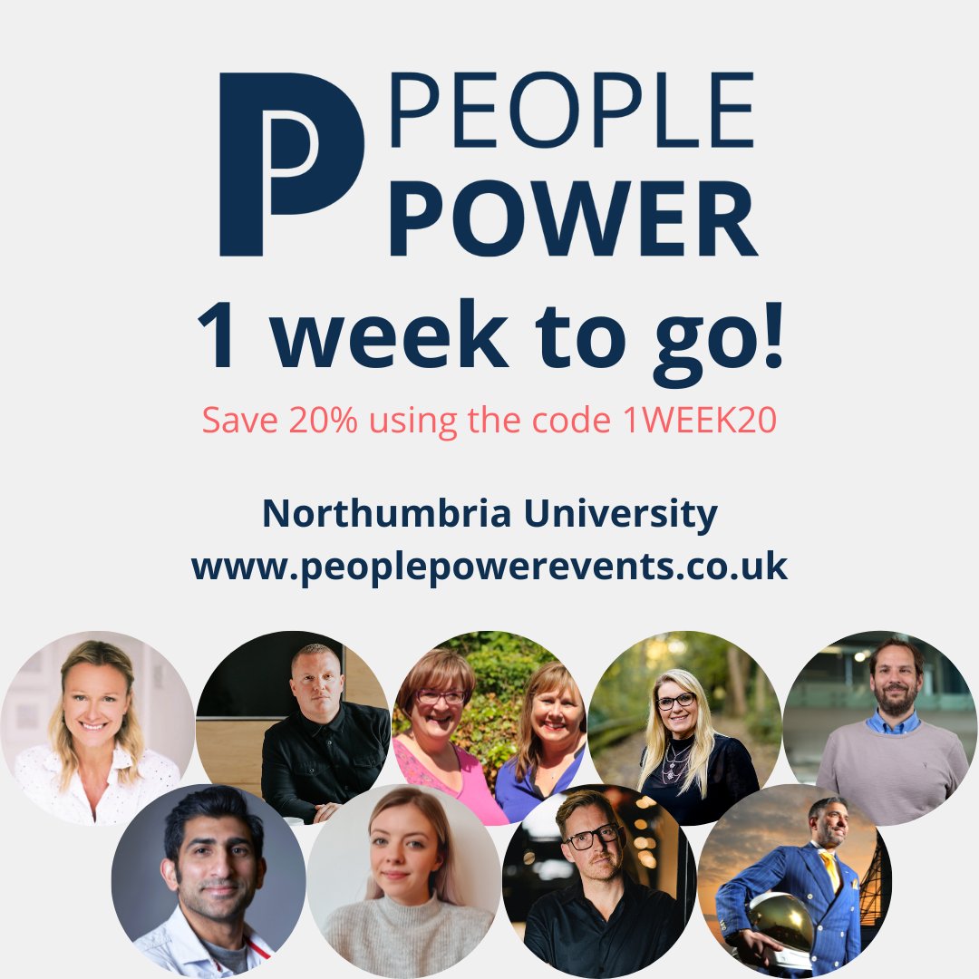 When there's only one more week to wait until People Power 2022!! 😱😱 

There's still time to book, get 20% off using the promo code 1WEEK20. So what's stopping you!?!

Book you ticket now - tickettailor.com/events/peoplep…

peoplepowerevents.co.uk 

#PeoplePoweredEvents #HR #People