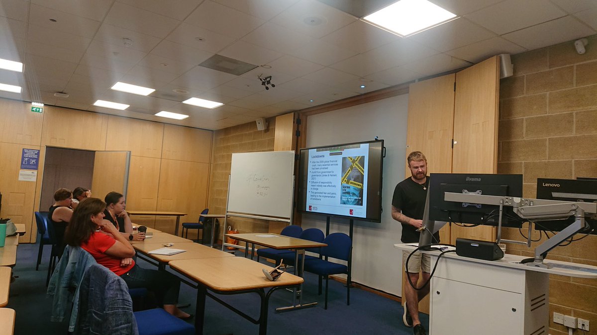 Luke Telford delivers first plenary on the unintentional harms of covid lockdown #covidcrim <a href="/PlymCrim/">Plymouth Criminology</a> <a href="/BSC_SW/">BSC South West</a>