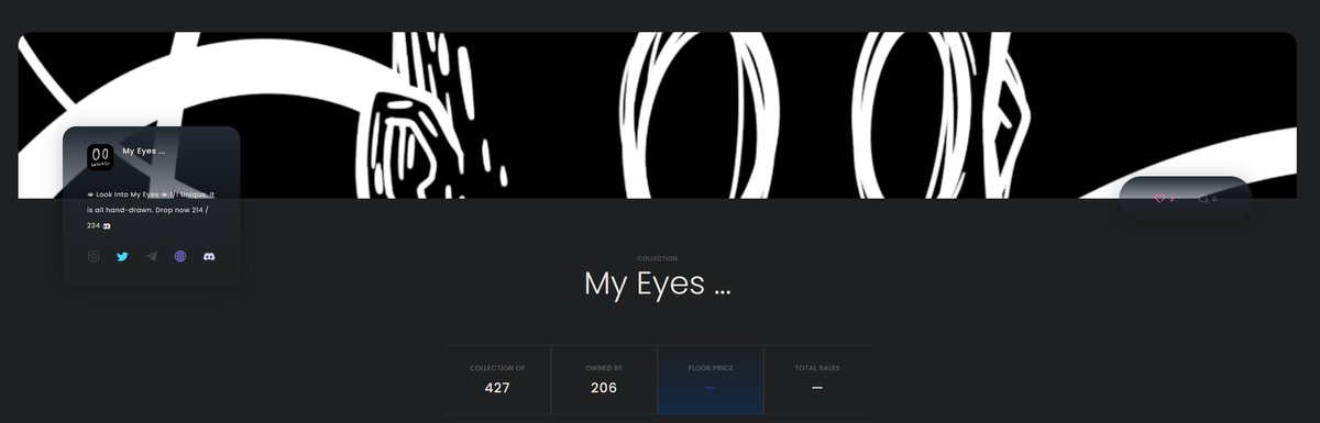 MyEyes_NFT's tweet image. We are now live and be listed at @apollo42world 🚀✨ 

@MyEyes_NFT 👀  : apollo42.world/collection/0c9…

#apollo42 $near