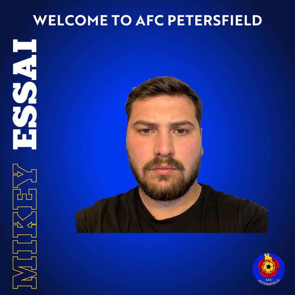 PetersfieldAfc's tweet photo. Absolutely delighted to announce that @MikeyEssai has agreed to join AFC as joint manager and help take this club forward. Bags of experience playing &amp; coaching and a local lad which is what this club is all about #forzaAFC 💙💛💙💛 https://t.co/eJAwLvKOwB