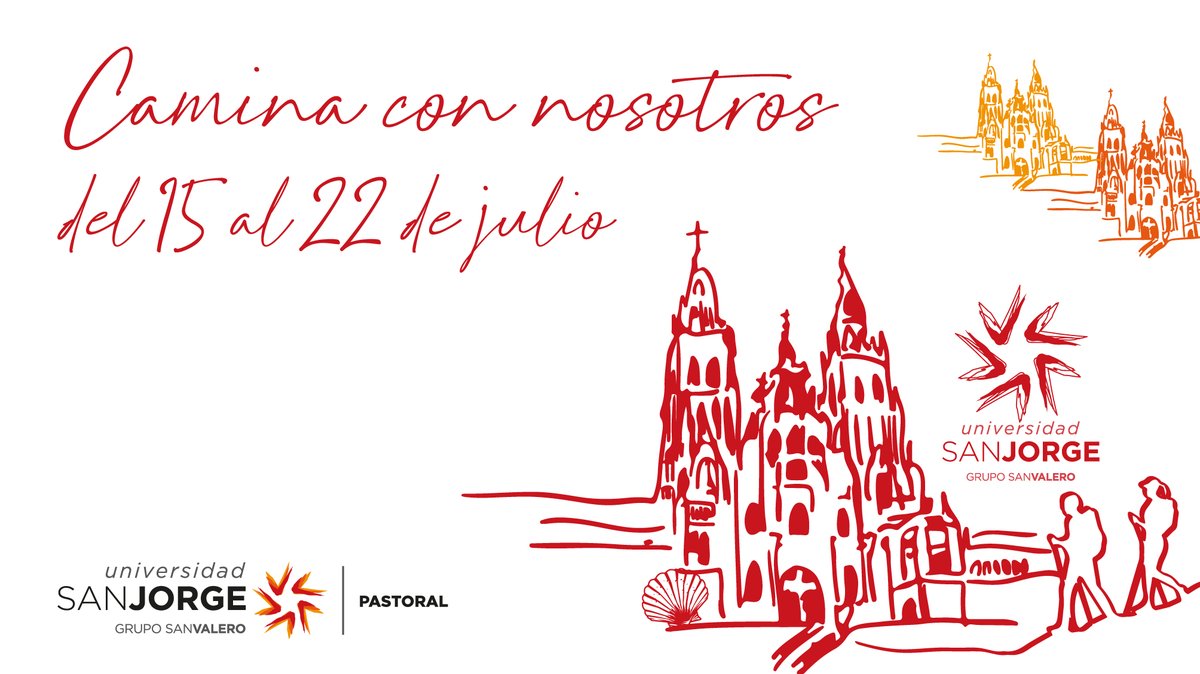 📢 ¡Últimas plazas para realizar el #CaminoDeSantiago con nosotros!🥾 ⚠️ Inscripciones abiertas hasta el 24 de junio aquí ➡️ inscripcionactividades.usj.es/2021-22/inscri…
