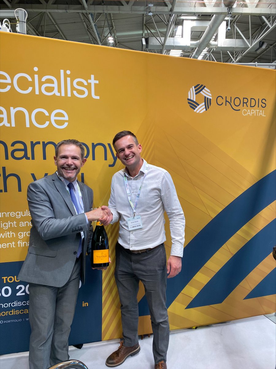 Congratulations to our winner Simon Burke from White Rose Finance for winning our business card prize draw at the <a href="/NACFB/">NACFB</a>  Commercial Finance Expo yesterday - Enjoy! 🎉

<a href="/ARMCOPartners/">ARMCO</a> 
<a href="/WRFinance/">White Rose Finance Group</a> 
#cfe2022