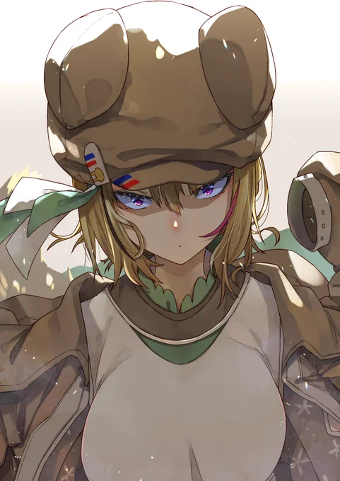 上目遣い
#絵まる 