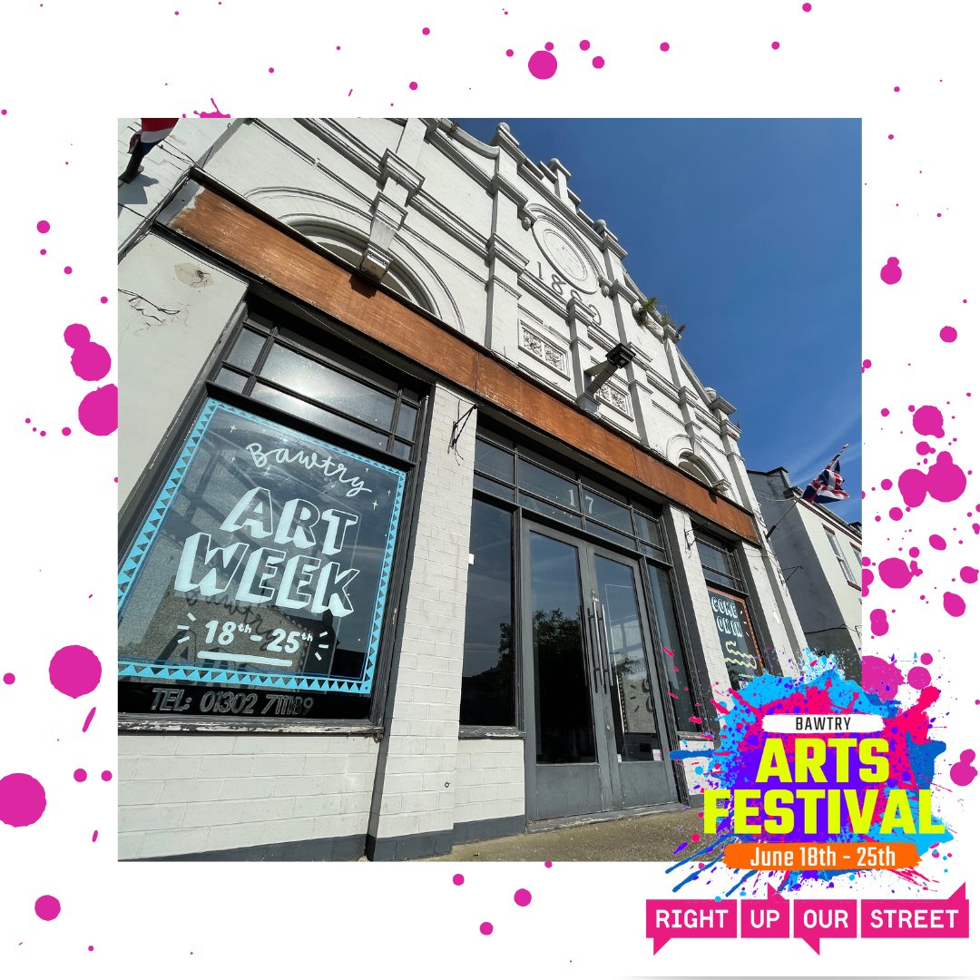 2 DAYS TO GO 🎉 #BawtryArtsFestival
📅18 - 25 June, 10am-4pm
📍Old Town Hall
Find out more about what we are bringing to the festival and the other exciting things happening in Bawtry throughout the week here 👉rightupourstreet.org.uk/bawtry-arts-we…
#CreateYourPlace #doncasterisgreat