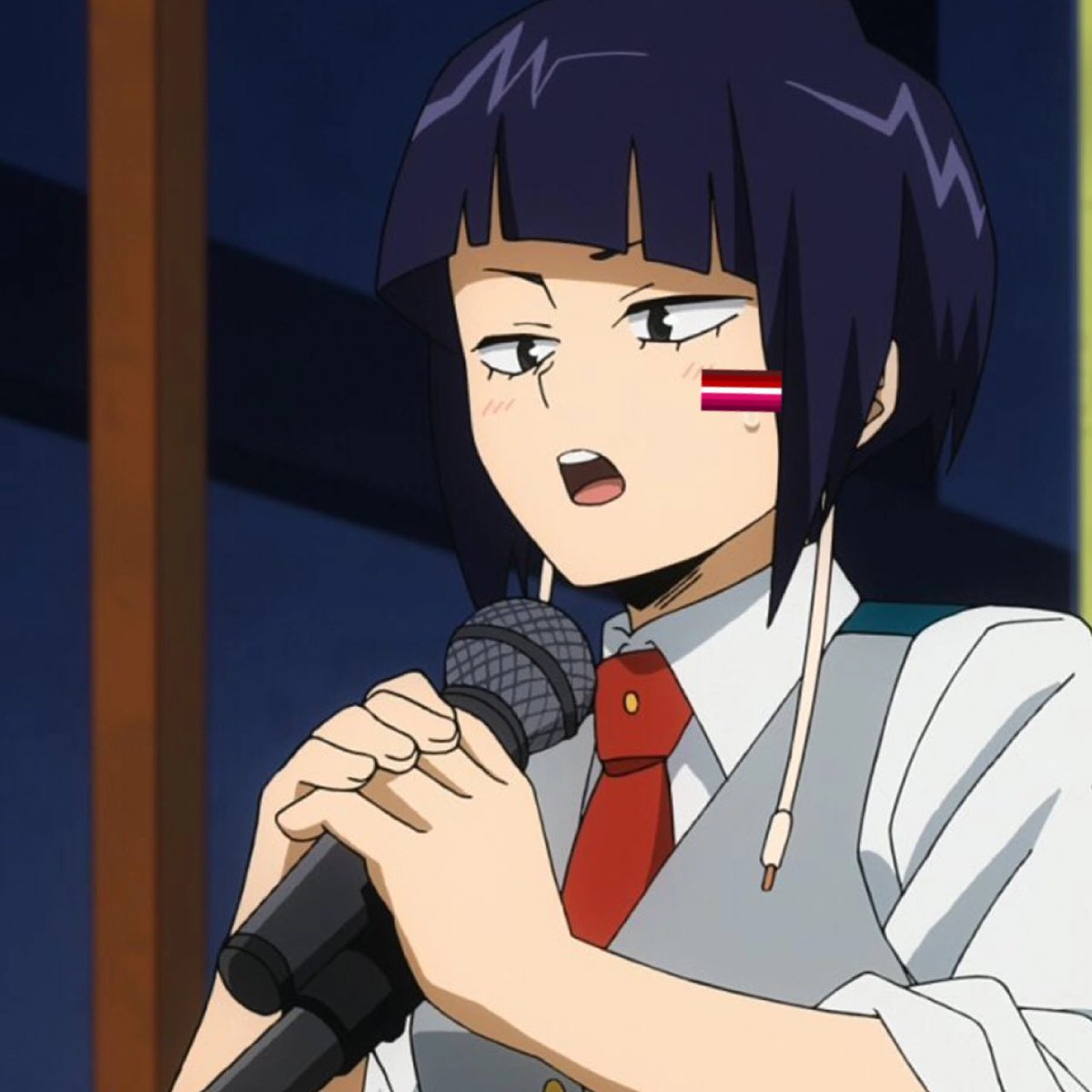 meanlesbiotd's tweet photo. Todays  mean  lesbian  is  Kyoka  Jirou  (she/her)  from  My  Hero  Academia!
She  goes  by  she/they/xe  pronouns  and  is  a  genderfluid  lesbian  (all  hcs) https://t.co/Ca3kPFcjQ6