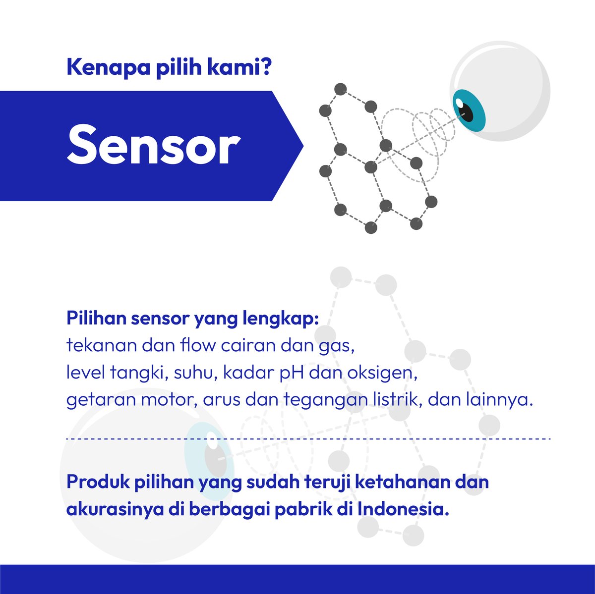 PabrikPintar's tweet photo. PabrikPintar menyediakan berbagai sensor industrial yang teruji kualitasnya. 

Selama lebih dari 10 tahun, kami telah menggunakan sensor pilihan untuk berbagai keperluan monitoring: suhu, tekanan, volume tangki, dan berbagai parameter lainnya. https://t.co/SuInzFK7fq