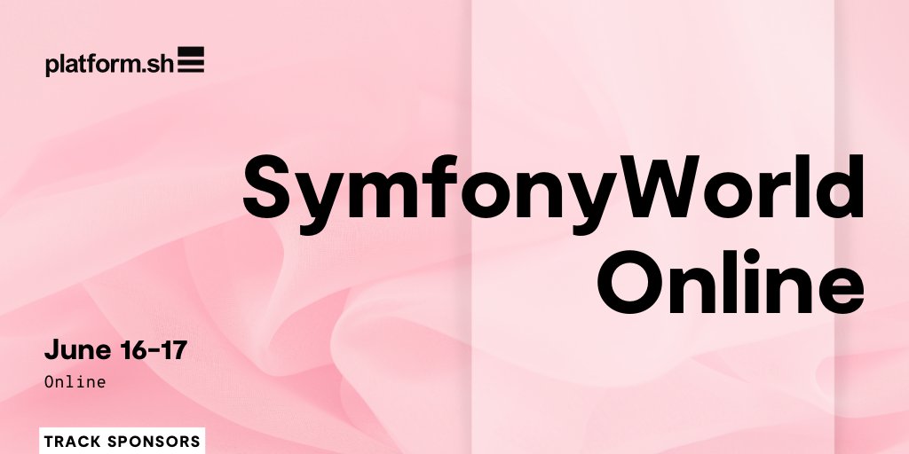 upsundotcom's tweet image. 📢 We are proud to be sponsoring the #SymfonyWorld Online 2022 Summer Edition today and tomorrow. #Platformsh is the official #Symfony PaaS! Come discover more about #Platformsh, meet the team at our booth and try to win a very cool prize! 🙌