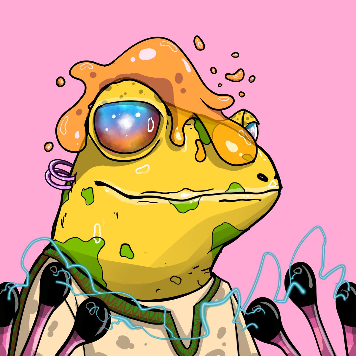 Hazem_phys's tweet photo. @communi3_io The Stoned Frogs are not taking part but taking over the Solana Winter War! #RIBBIT https://t.co/trDMw0F5Rn
