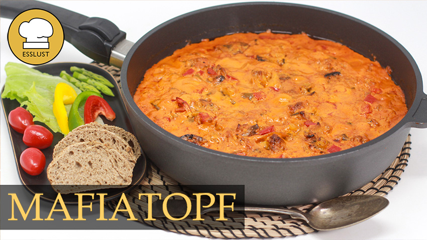 essenmitlust's tweet photo. Der Mafia Topf ist ein leckeres Partygericht, welches ganz einfach in der Zubereitung ist. Der Partytopf schmeckt am zweiten Tag eher noch besser - und übrigens auch außerhalb von Brunch oder Party! 😉 #mafiatopf #partytopf #Esslust Zum Video >> https://t.co/y3gcw1yQkB https://t.co/3PSmHHMj4a