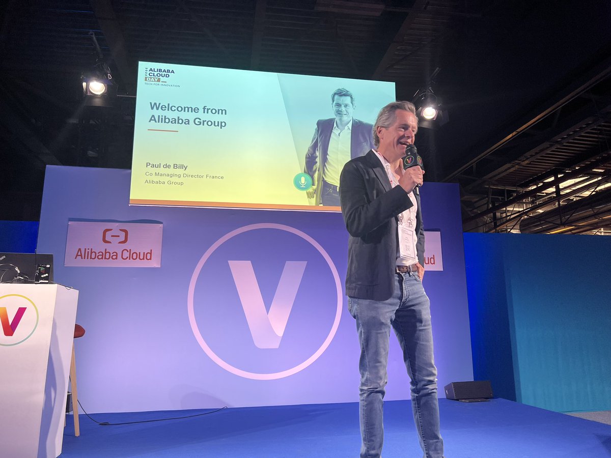pemaseely's tweet photo. First time at @VivaTech what a great vibe. @alibaba_cloud https://t.co/tGJmDa9FOl