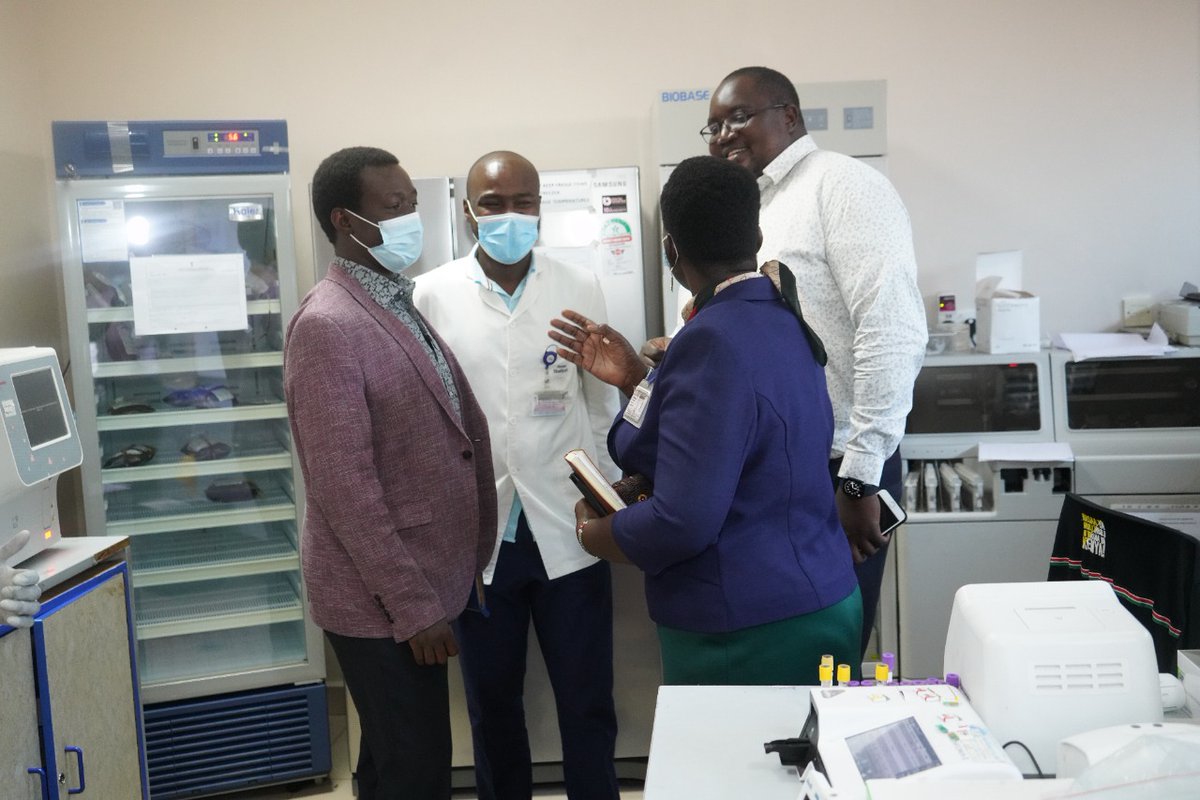 AvenueHospital's tweet photo. This morning our Kisumu hospital team led by Dr. Valentino Khoja, Hospital Manager, Dr. Dianah Abuodha, Ag Medical Services Manager, George Abando, Credit Controller, and Carolyn Ruvayo, Patients Experience, hosted The Aga Khan Hospital Kisumu https://t.co/ToRAAsQzA7