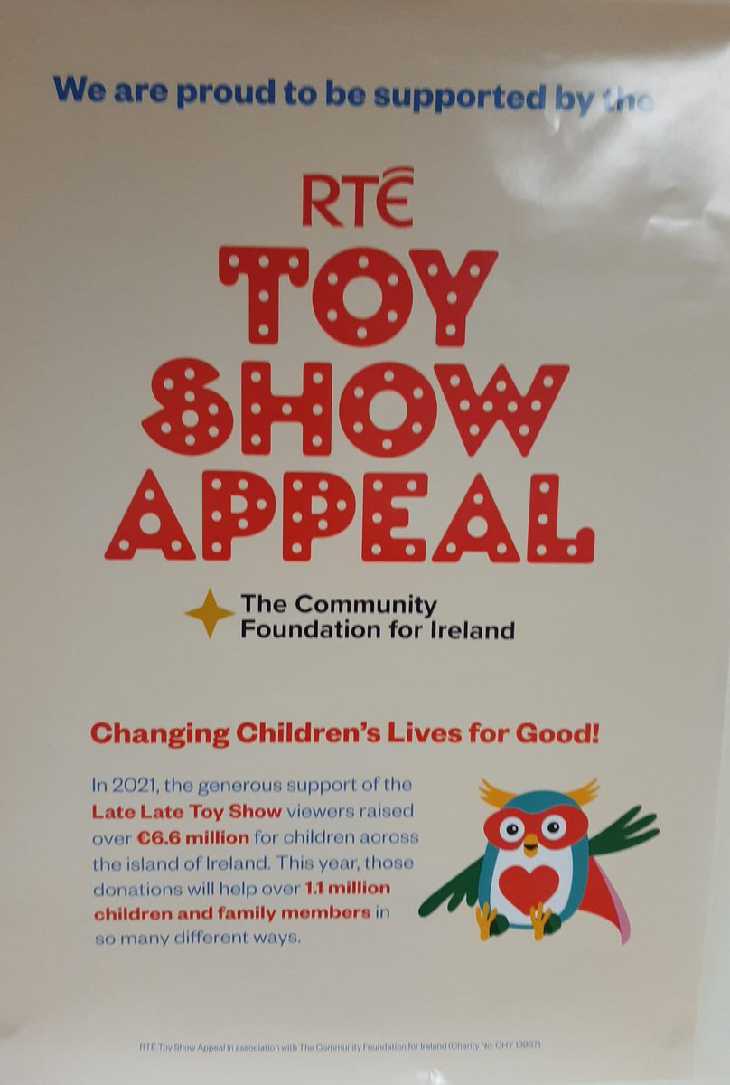 Mayo Foróige Projects (@foroigeconnect) on Twitter photo We are really excited to begin work on our Lead Up programme thanks to the generous support of the #RTEToyShowAppeal. This programme will make a real and lasting difference in the young people's life. <a href="/RTELateLateShow/">The Late Late Show</a> <a href="/CommunityFound/">Community Foundation Ireland</a> <a href="/Monty_Roberts/">Monty Roberts</a> <a href="/Foroige/">Foróige</a> <a href="/tusla/">Tusla - Child and Family Agency</a> We are really excited to begin work on our Lead Up programme thanks to the generous support of the #RTEToyShowAppeal. This programme will make a real and lasting difference in the young people's life. <a href="/RTELateLateShow/">The Late Late Show</a> <a href="/CommunityFound/">Community Foundation Ireland</a> <a href="/Monty_Roberts/">Monty Roberts</a> <a href="/Foroige/">Foróige</a> <a href="/tusla/">Tusla - Child and Family Agency</a>