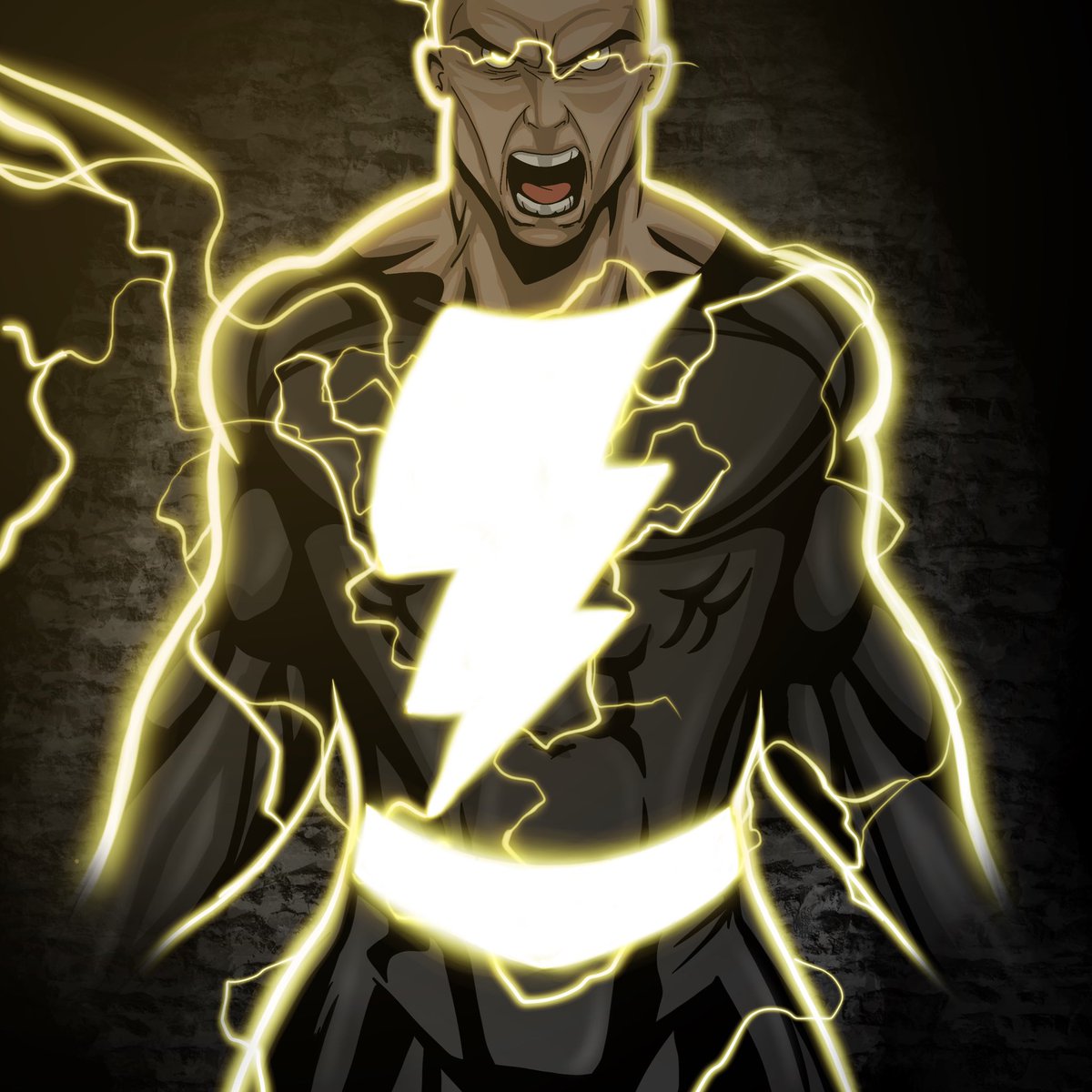 rtisticmayhem's tweet image. Wanted to share my latest illustration of Black Adam which I am super excited to see #BlackAdam #blackadammovie #comicbooks #illustration #iPadPro #artist