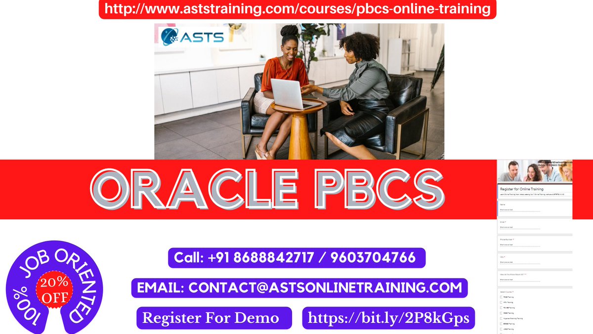 AstsTraining's tweet image. Register for #Demo on #ORACLEPBCS: bit.ly/2P8kGps
More: aststraining.com/courses/pbcs-o…

#OraclePBCSTraining #OraclePBCSandEPBCS #PBCSOnlineTraining #PBCSTraining #onlinecourses #learnonline #jobs #jobsearch #oracle #cloudcomputing #OracleHyperion #Motivation #Thursday #EPBCS