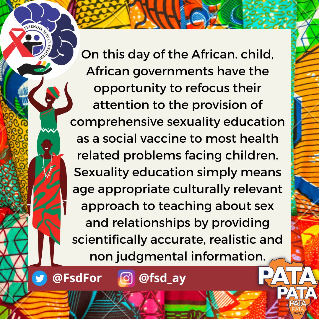 We call for Comprehensive Sexual Education as we selebrate. #DayOfTheAfricanChild
#EveryBodyCount  #DAC2022
