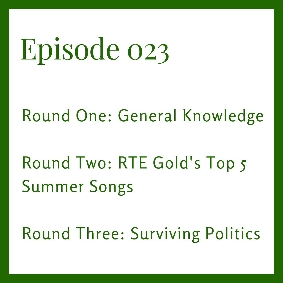 IrishPodquiz's tweet photo. Catch up on Episode 23 ahead of this week's new release!
@RTEGold #quiz #irish #podcast

https://t.co/40ydC2vVUO https://t.co/mOW08tLqNf