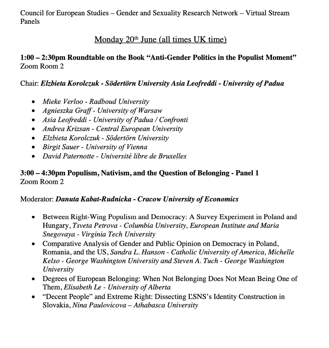 We are so excited about the online part of the <a href="/CES_Europe/">CES</a> conference next week. Check out all the exciting gender and sexuality research that is being presented! 

Full programme and joining info here - ces-columbia.secure-platform.com/a/organization…