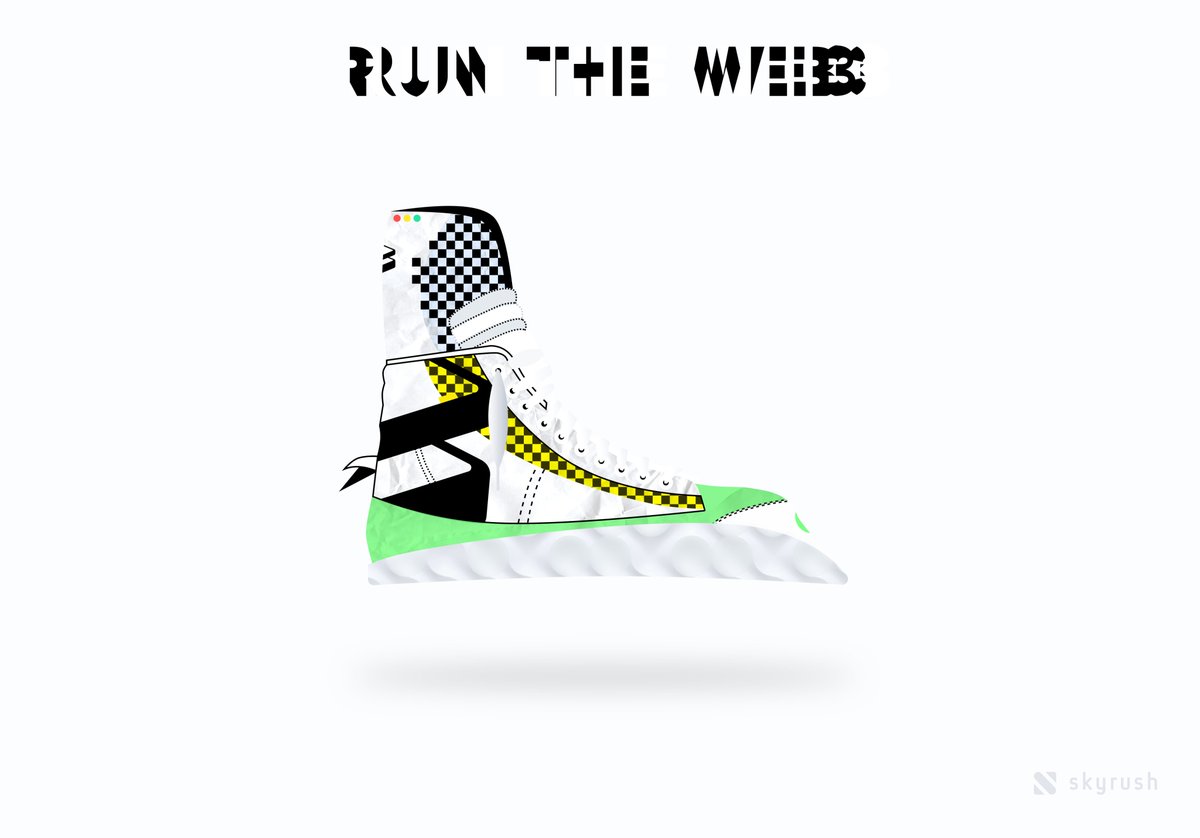 skyrush_io's tweet photo. 👟🎁 NFT GIVEAWAY | EARN WEB3 SNEAKERS ! 🎁👟
(only 64 Web3 Sneakers will ever be built)

Participate:
👉 #RT
👉 #Follow @skyrush_io
👉 #Tag friends in a comment
👉 #Drop ETH wallet
👉 #Join on Discord: https://t.co/c1YzcXmKJw

🕒 1 winner will be selected on 23 JUN 2022 https://t.co/1tIMtDiiR0