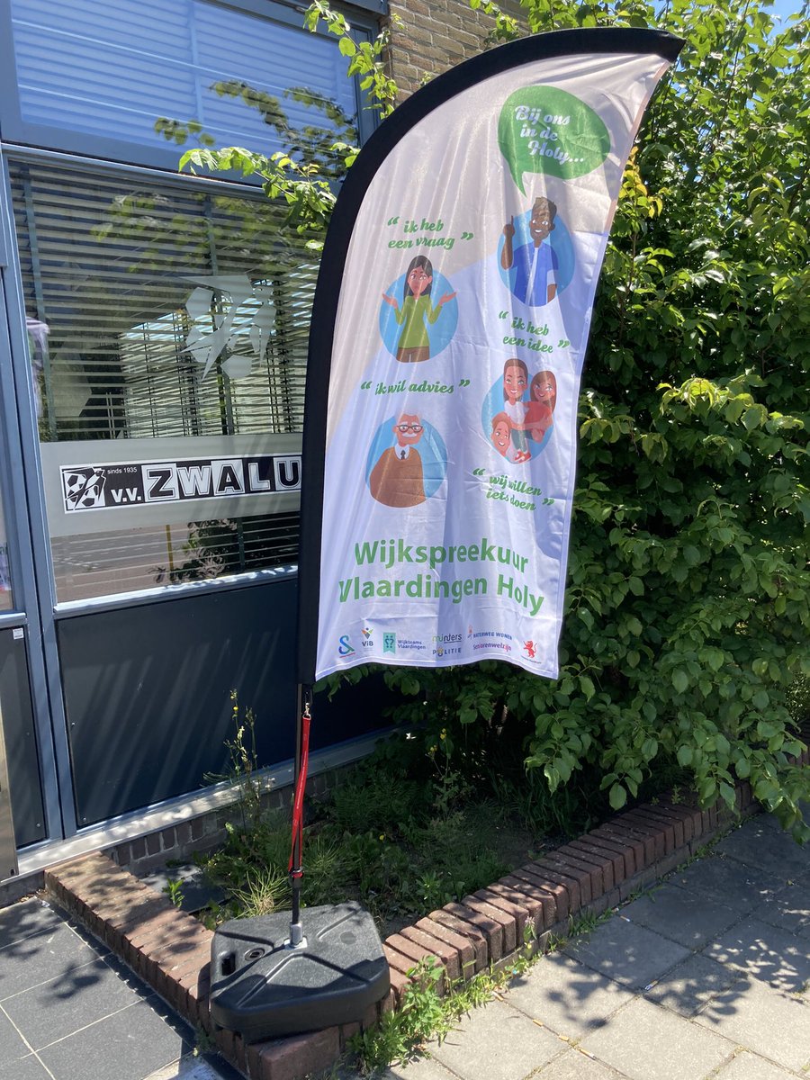 Zien we u vandaag? Wijkspreekuur Holy <a href="/vvzwaluwenvld/">VV Zwaluwen</a> van 13:30-14:30 uur.