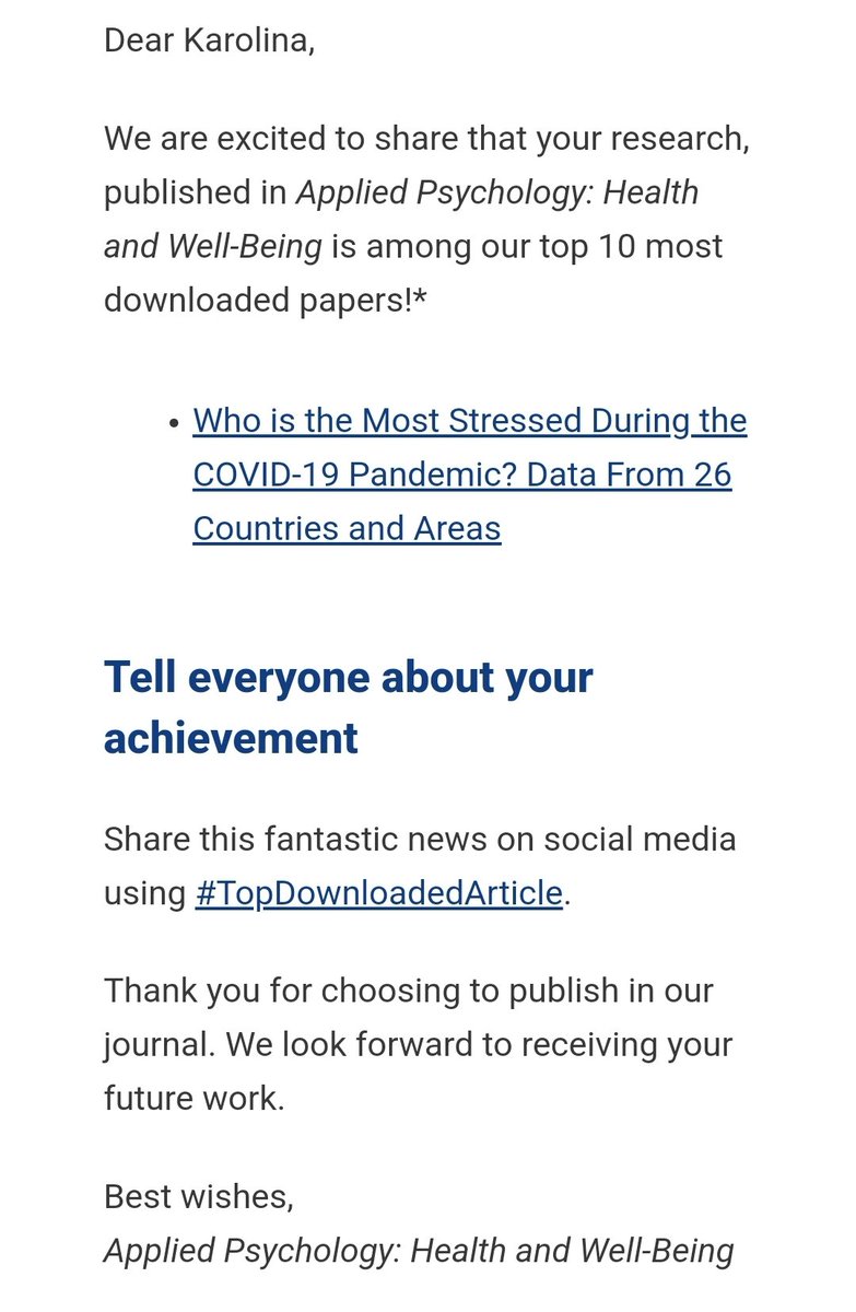 Karolina Koszałkowska (@karokosza) on Twitter photo Now we're also one of the top downloaded ✨ #topdownloadedarticle
Read here ⬇️ onlinelibrary.wiley.com/doi/full/10.11…
<a href="/Marta7Kowal/">Marta Kowal</a> <a href="/gozdeikizer/">gözde</a> <a href="/lieberothdk/">Andreas Lieberoth</a> Now we're also one of the top downloaded ✨ #topdownloadedarticle
Read here ⬇️ onlinelibrary.wiley.com/doi/full/10.11…
<a href="/Marta7Kowal/">Marta Kowal</a> <a href="/gozdeikizer/">gözde</a> <a href="/lieberothdk/">Andreas Lieberoth</a>