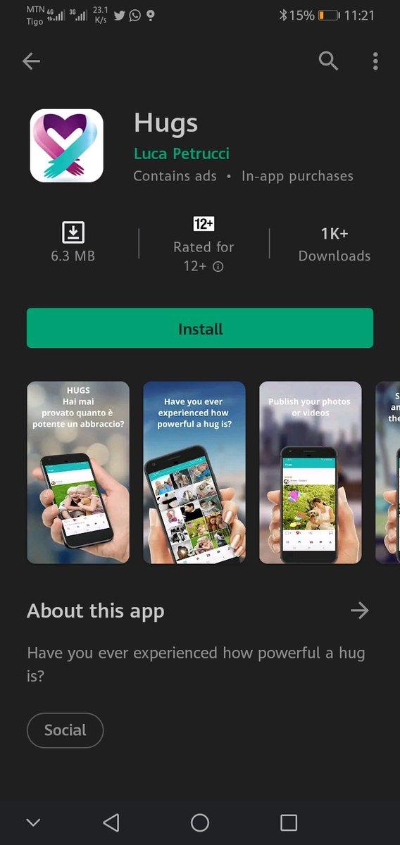 DszMikeys's tweet photo. @AbernarhS Just install hugs from playstore https://t.co/0seqt5FP8W