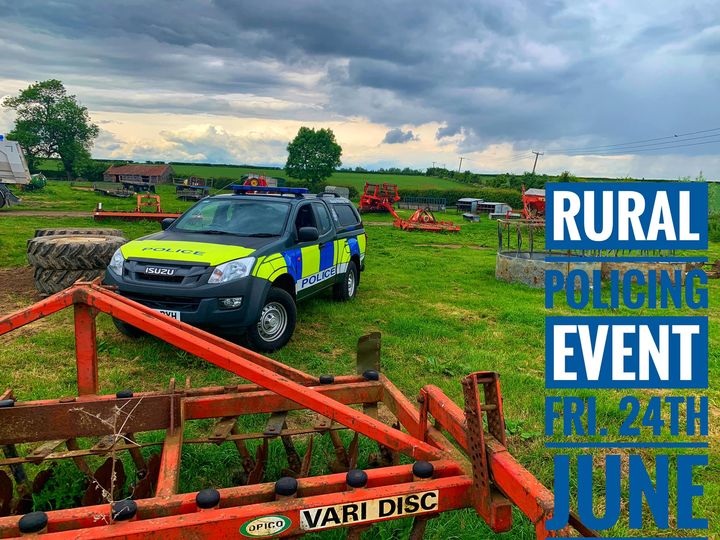🚔🚜 Leicestershire Police &amp; the rural policing team are holding a #ruralcrime prevention and security day.
There will be more than 20 stands on Friday 24 June 2022 at Alma Bank Farm, Somerby, Leicester, LE14 2PN from 10am-2pm 👇 leics.police.uk/news/leicester…

@LeicsRuralCrime