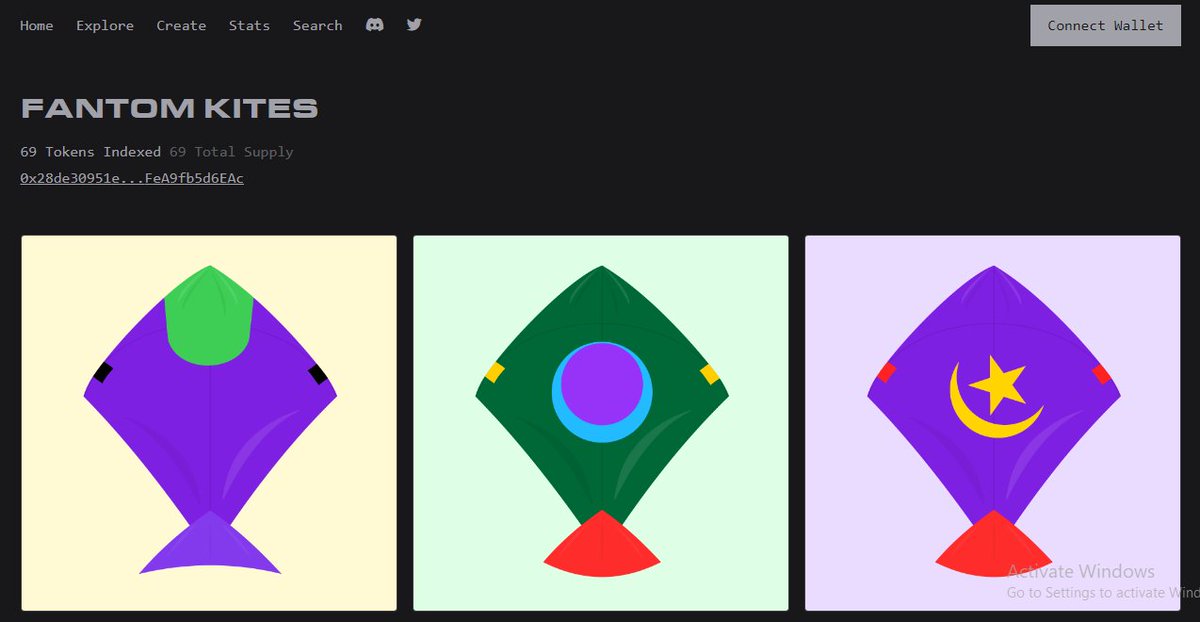 🎉CONGRATULATIONS🎉

🪁Fantom Kites is now Listed on <a href="/DigitalFantom/">Fantom Digital</a> 

You can Trade your Kites here:
beta.fantom.digital/0x28de30951eB0…
(last time I checked there was no trading fees, just letting you know😉)

🤔Don't have a KITE yet?
🚀Mint Now👉mint.fantomkites.com

 1⃣KITE = 1⃣FTM