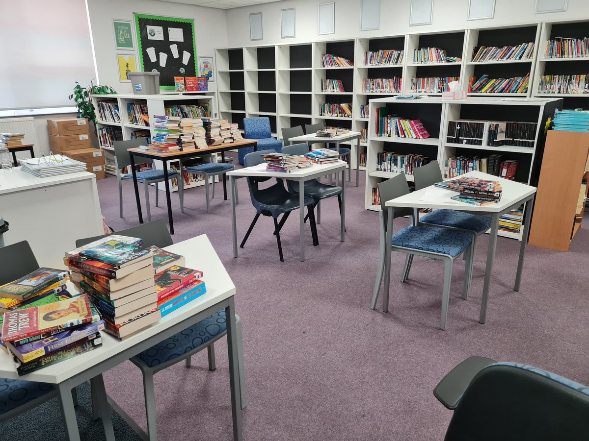 RocksUnity's tweet image. Work well underway in the secondary library ready for a big relaunch in September! 📚❤️🥳 @UnityBlackpool