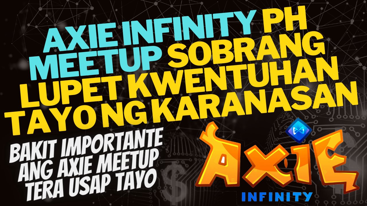RT AftermathTV_NFT: Axie Infinity PH Meetup  A huge success  Some Reasons why it is very important  Allow me to share my personal experiences  Overview & Thoughts (Tagalog) By: Aftermath TV  [youtu.be]  @AxieInfinity @axiephofficial  #axieinfinity #AXS #SLP #RON [twitter.com] [pbs.twimg.com]