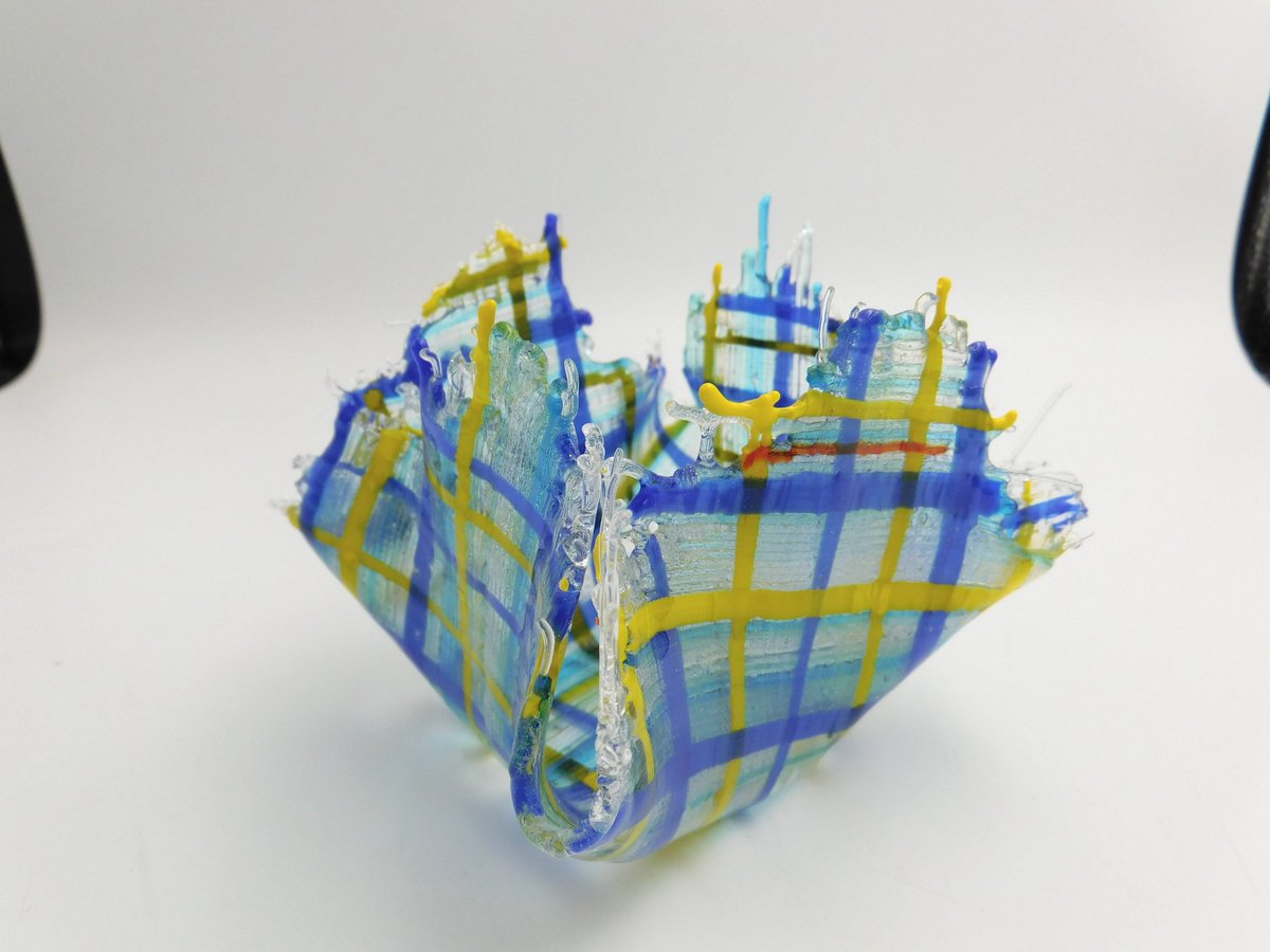 umakeglass's tweet photo. Here are a few of the beautiful creations from our recent glass weaving event! It is truly remarkable that these glass can be used in such a delicate way. https://t.co/yi4lmsps3J