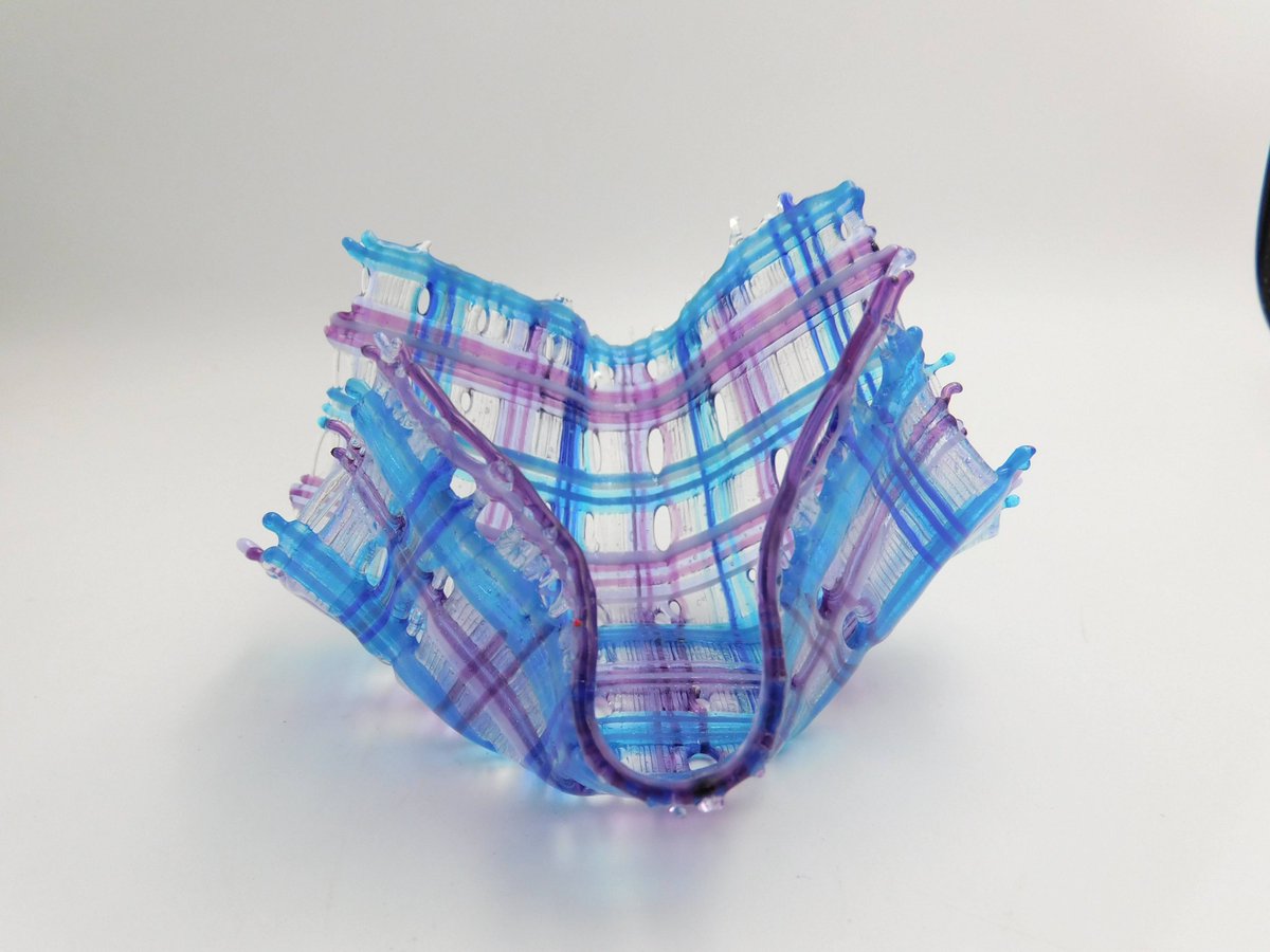 umakeglass's tweet photo. Here are a few of the beautiful creations from our recent glass weaving event! It is truly remarkable that these glass can be used in such a delicate way. https://t.co/yi4lmsps3J