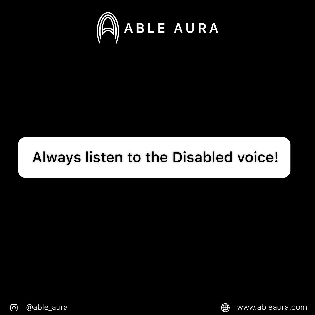 able_aura's tweet photo. Non-disabled majority can't make a final decision on what's good for the disabled folks. You can't decide the course of actions on the thing you never experienced. Even a single individual disabled voice is more important in creating an accessible community. https://t.co/sAQyKwovfC
