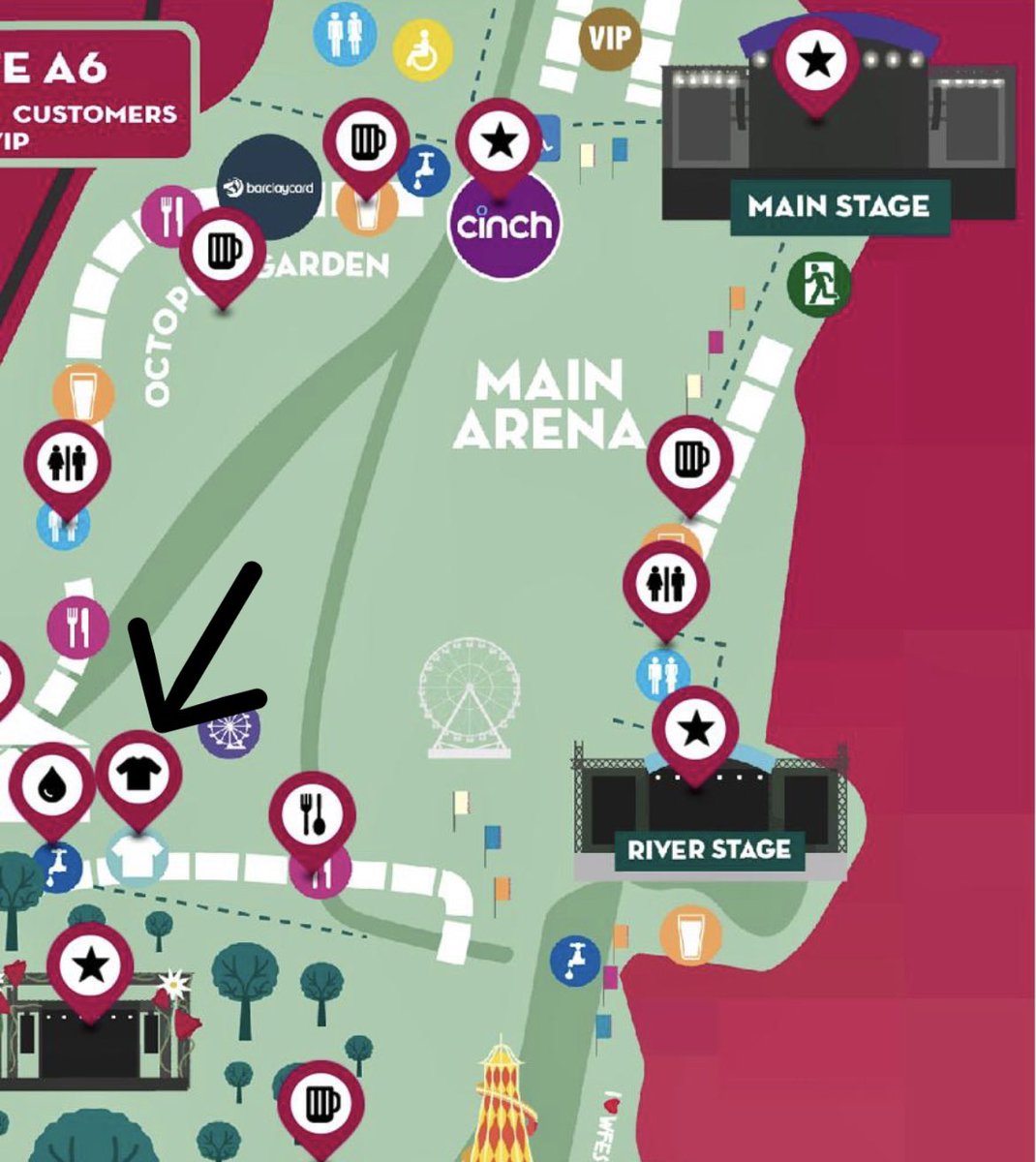 Isle of Wight Festival 2024 map