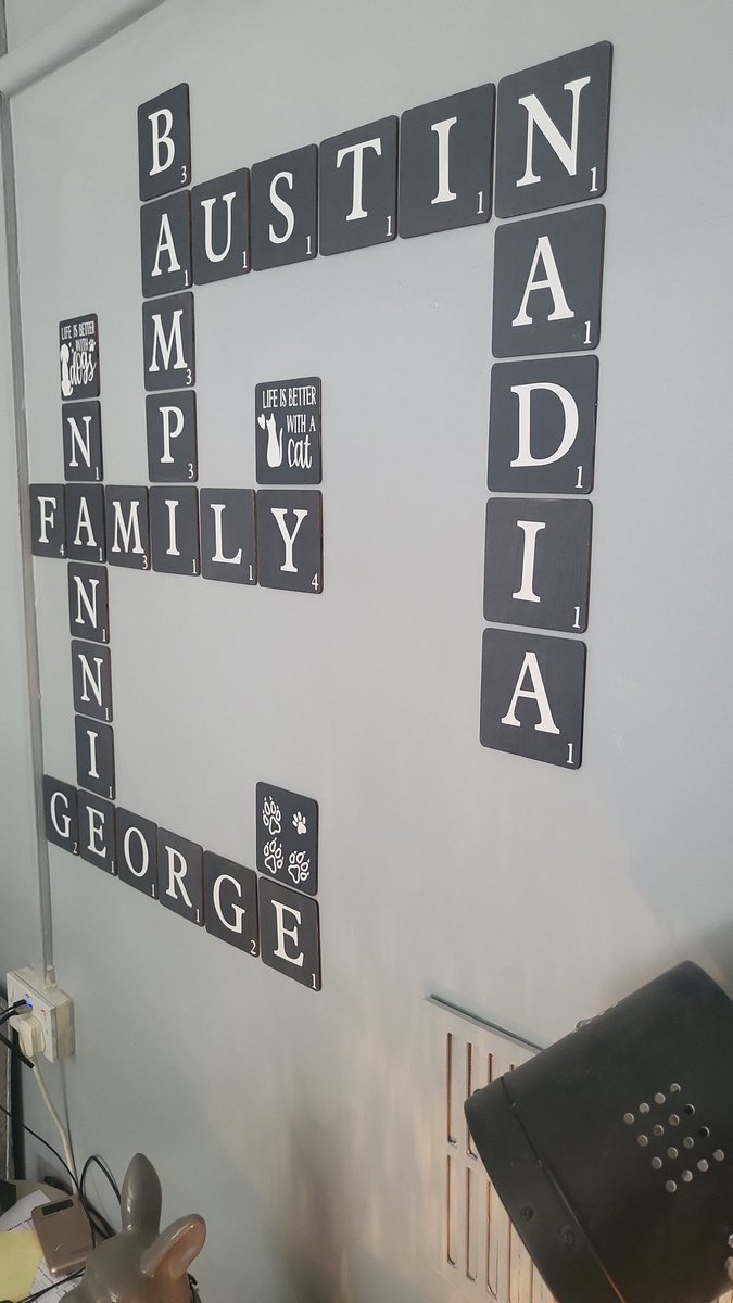 crafts_mc's tweet photo. Don't often make anything for myself, but I love this. #scrabbletiles #availabletobuy #custommade #smallbusiness #handmade @JulieMcAdam35 https://t.co/UM8zMqIRAk
