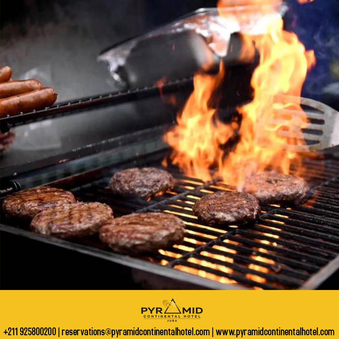 hotel_pyramid's tweet photo. There is no sincerer love than the love of the barbecue.
With Pyramid Continental Hotel’s #WeekendBarbecue, we help you nurture your love for the #BBQ.
Fridays and Saturdays from 5:30pm
For more information call: +211 925800200
#PyramidContinentalHotel #Juba #SouthSudan https://t.co/Z4R9che4zy
