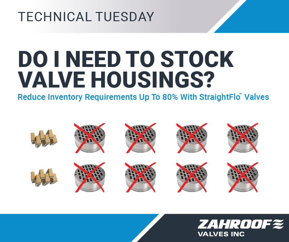compressorvalve's tweet photo. What if you could eliminate 80% of your compressor valve inventory costs? StraightFlo™ valve housings do not wear out, so you don’t have to stock seats or carriers. Learn more at https://t.co/EYtuW8Nbho or contact your local Zahroof Valves representative. https://t.co/N2V0QIsjCc