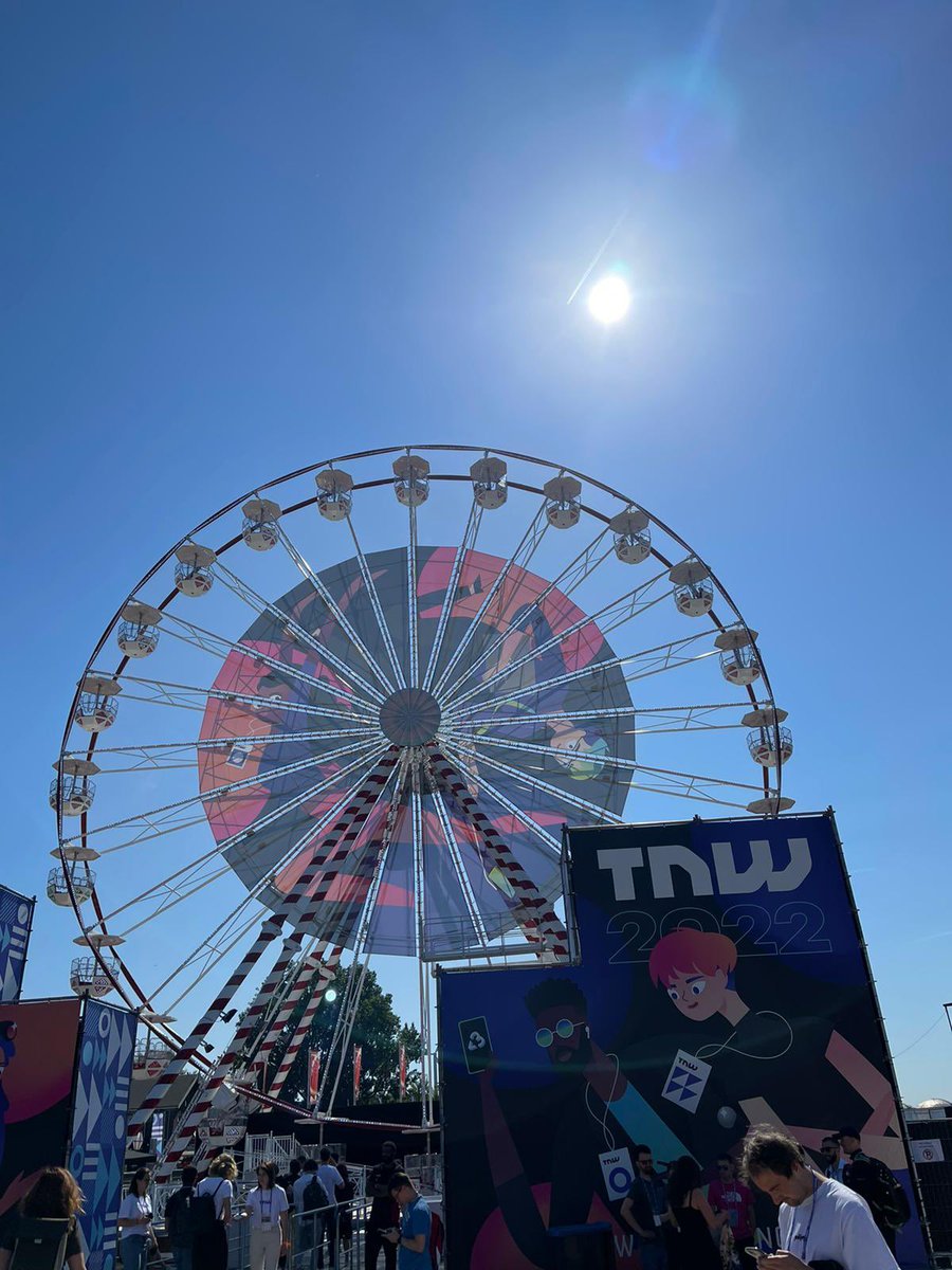 At TNW for the next couple of days to listen, learn and hopefully ride the Ferris wheel!
#TNWConference #startup #VentureCapital #investment