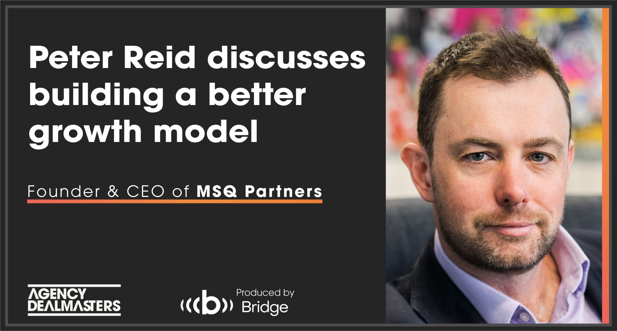 MSQ on Twitter "Our brilliant founder and CEO Peter Reid talks all