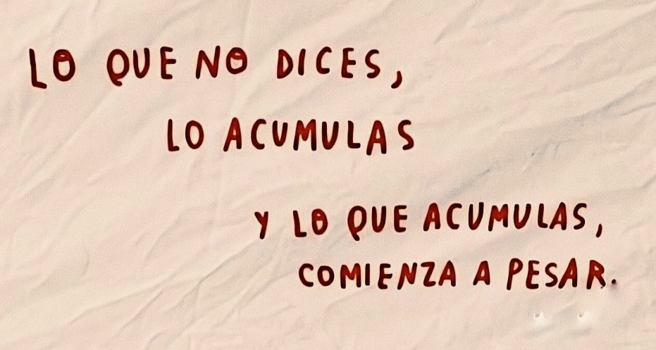 Vacía la mochila que cargas!