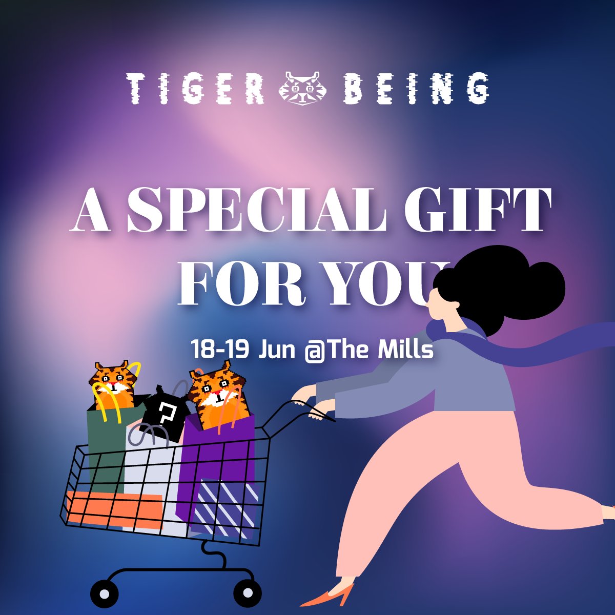 tigerbeing_io's tweet photo. TIGER BEING will be at The Mills this weekend (HK first-ever NFT-themed marketplace)! 

Come to get YOUR special gifts! 🐯🎁

#TigerBeing #ROARontheRoad #travelnft #solana #solananft #nftcommunity #nftprivateclub #themillshk #nftmarketplace #maskholder https://t.co/Mq7iTlSAic