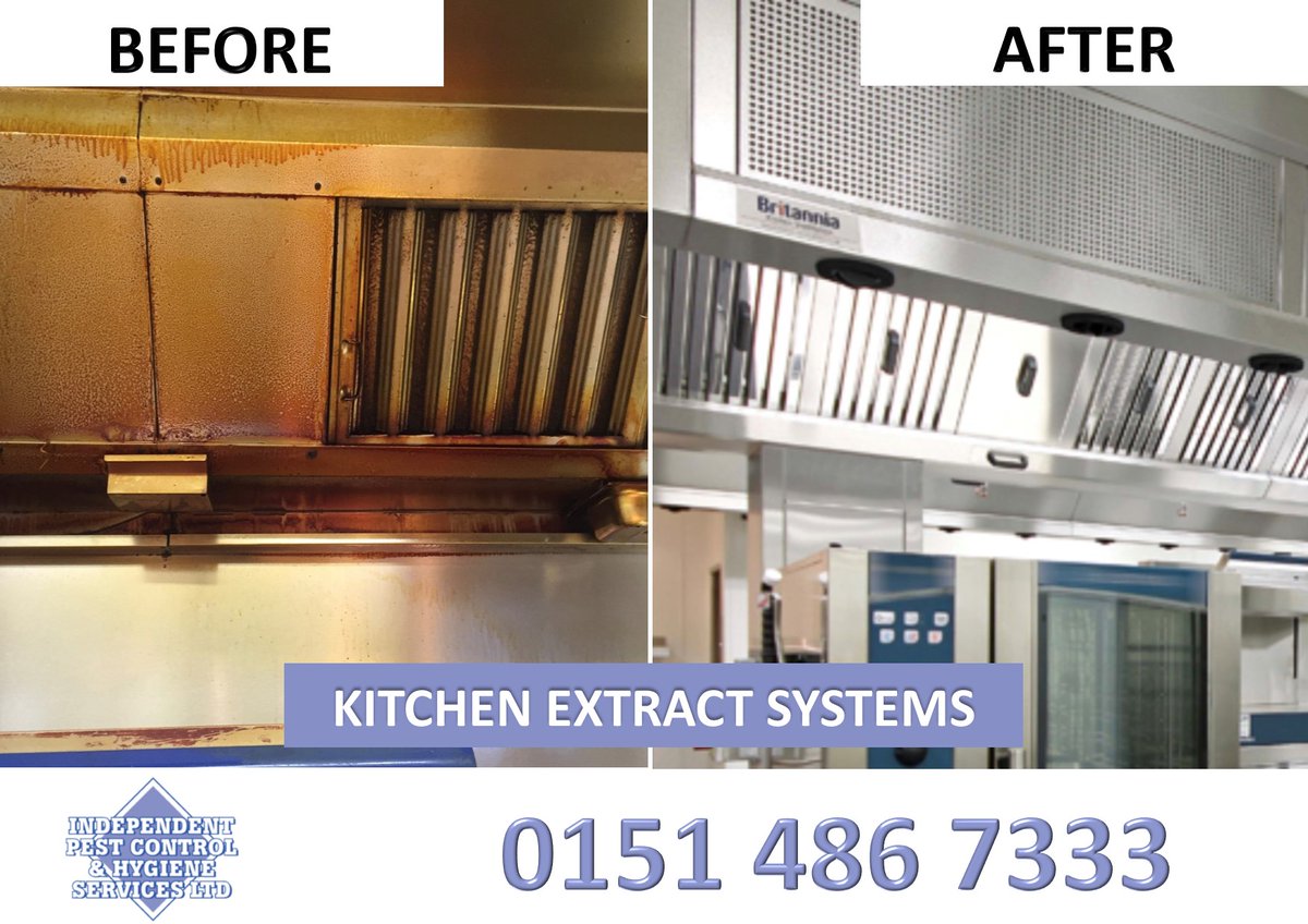 ⭐ SATISFYING BEFORE &amp; AFTER ⭐ 
We recommend having your kitchen canopy cleaned every 3 to 12 months based on the usage level. 
Find out more ➡️ bit.ly/39qeuHg