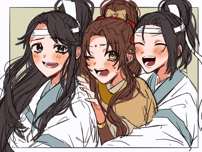 今日も仲良しな少年組! #MDZS #魔道祖師 