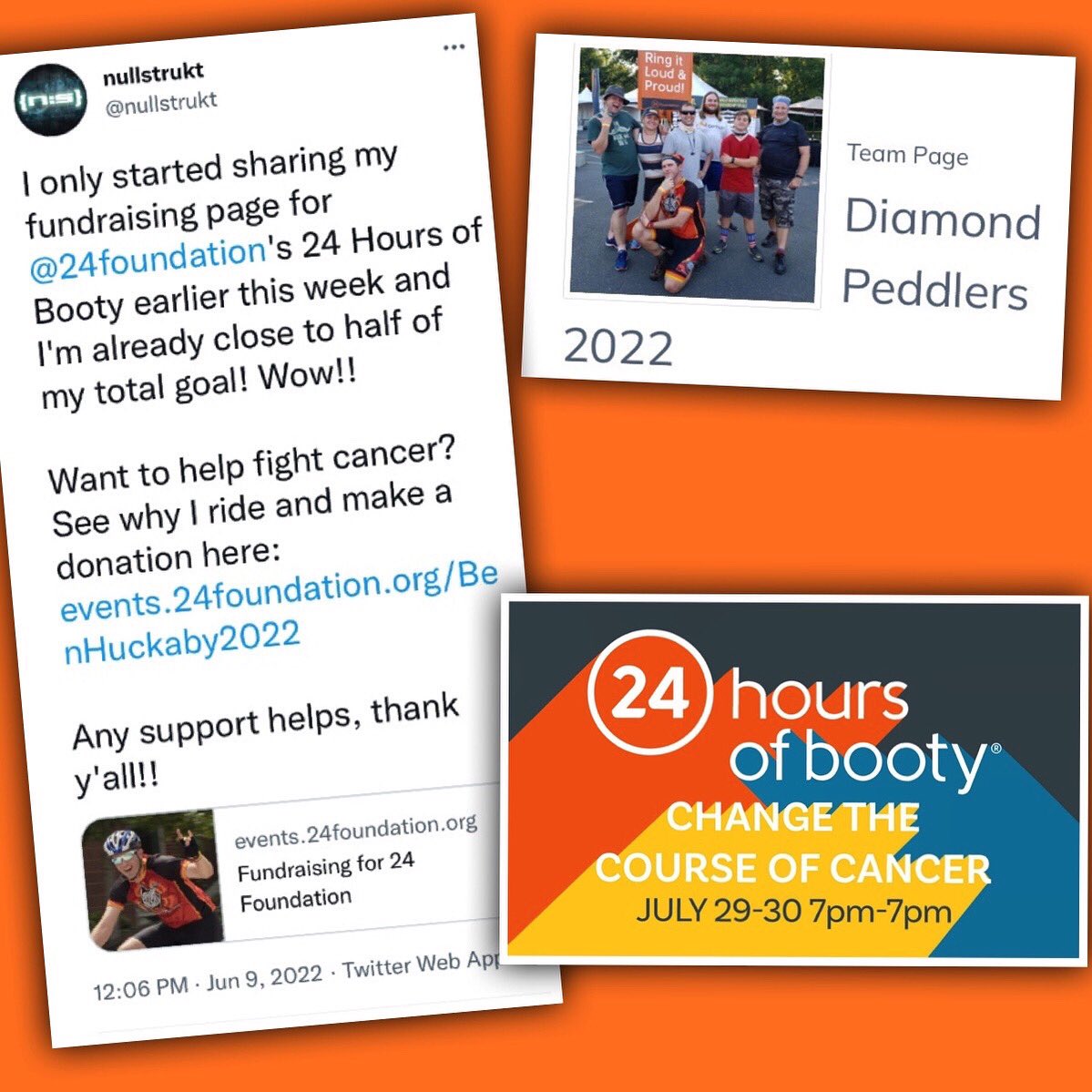 24foundation's tweet photo. “I only started sharing my fundraising page for #24Foundation's 24 Hours of Booty earlier this week and I'm already close to half of my total goal!”
Well done Ben! How’s your fundraising going? Need some ideas? Check out the Participant Toolkit here: https://t.co/i5Nz9IL7P3 https://t.co/jcfO93As8a