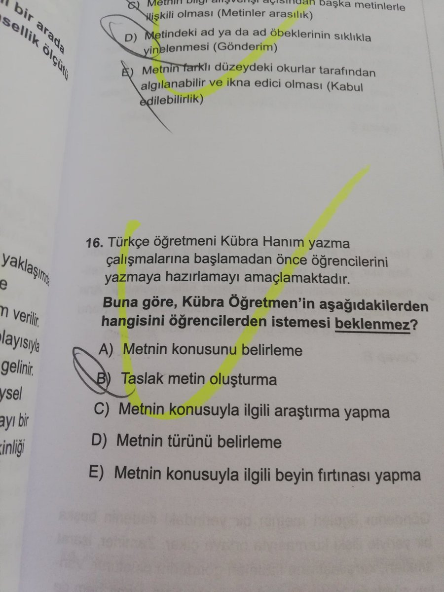 Soruda adını ve branşını görünce mutlu olanlar derneği onur üyesiyim. 🌸