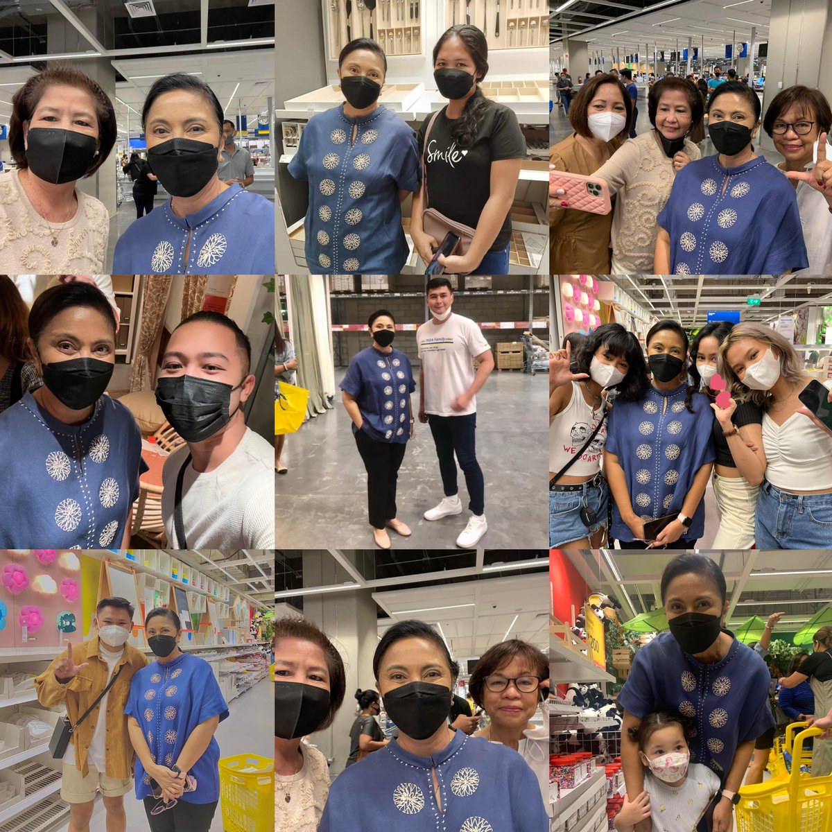 lenirobredoes's tweet photo. lakas naman maka hollywood celebrity ni madam, pinagkakaguluhan sa ikea. you will always be famous vp leni <3 https://t.co/1un6SvLN9j
